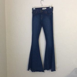 Free people bell bottom jeans